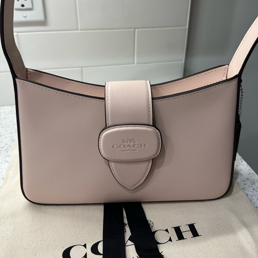 Coach Eliza Leather Shoulder Bag